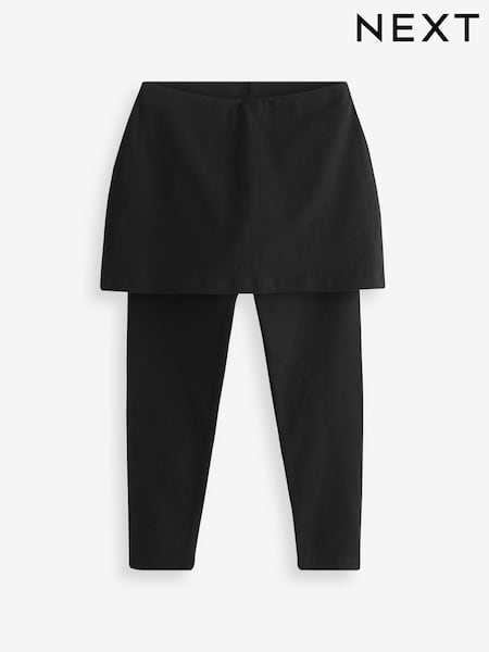Black 2-in-1 Skirt with Legging Leggings (3-16yrs) (T54116) | €11 - €18