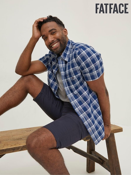 FatFace Blue Crowford Check Shirt (T54363) | €27