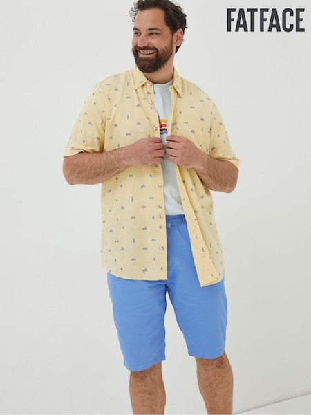 FatFace Yellow Bugle Turtle Print Shirt (T54367) | €27