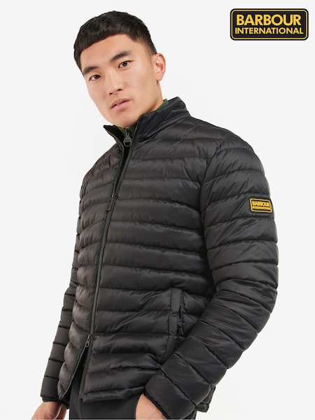 Barbour® International Racer Impeller Quilted Black Jacket (T54432) | €203
