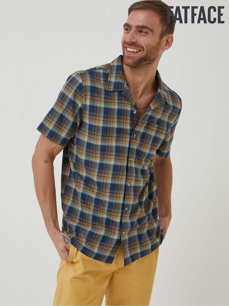 FatFace Blue Kilcoy Check Shirt (T54627) | €27
