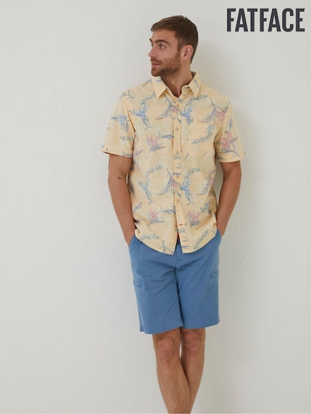 FatFace Yellow Paradise Print Shirt (T54718) | €27