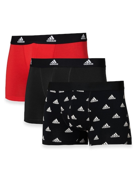 adidas Black Active Flex Cotton 3 Pack Boxers (T54985) | €37