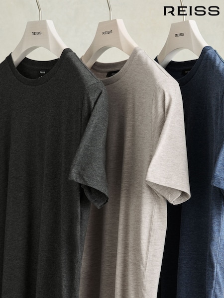 Reiss Multi Melange Bless 3 Pack Cotton-Jersey Crew-Neck T-shirts 3 Pack (T55098) | €103