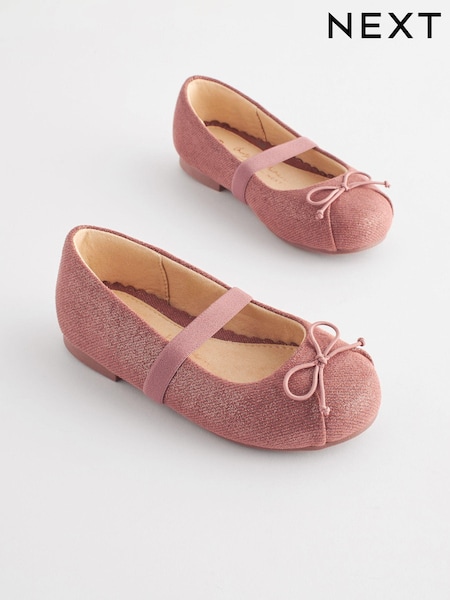 Pink Shimmer Ballet Occasion Shoes (T55320) | € 5