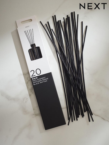 20 Pack Black Replacement Diffuser Reeds (T55609) | €6