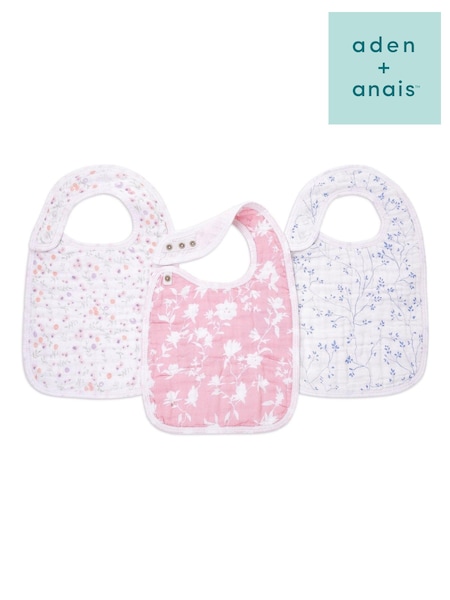 aden + anais 100% Cotton Snap Bibs 3 Pack (T56909) | 34 €