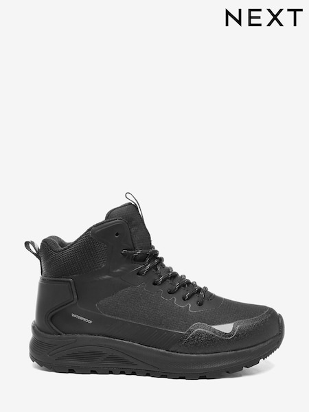 Black Waterproof Walking Boots (T56975) | €17.50 - €20