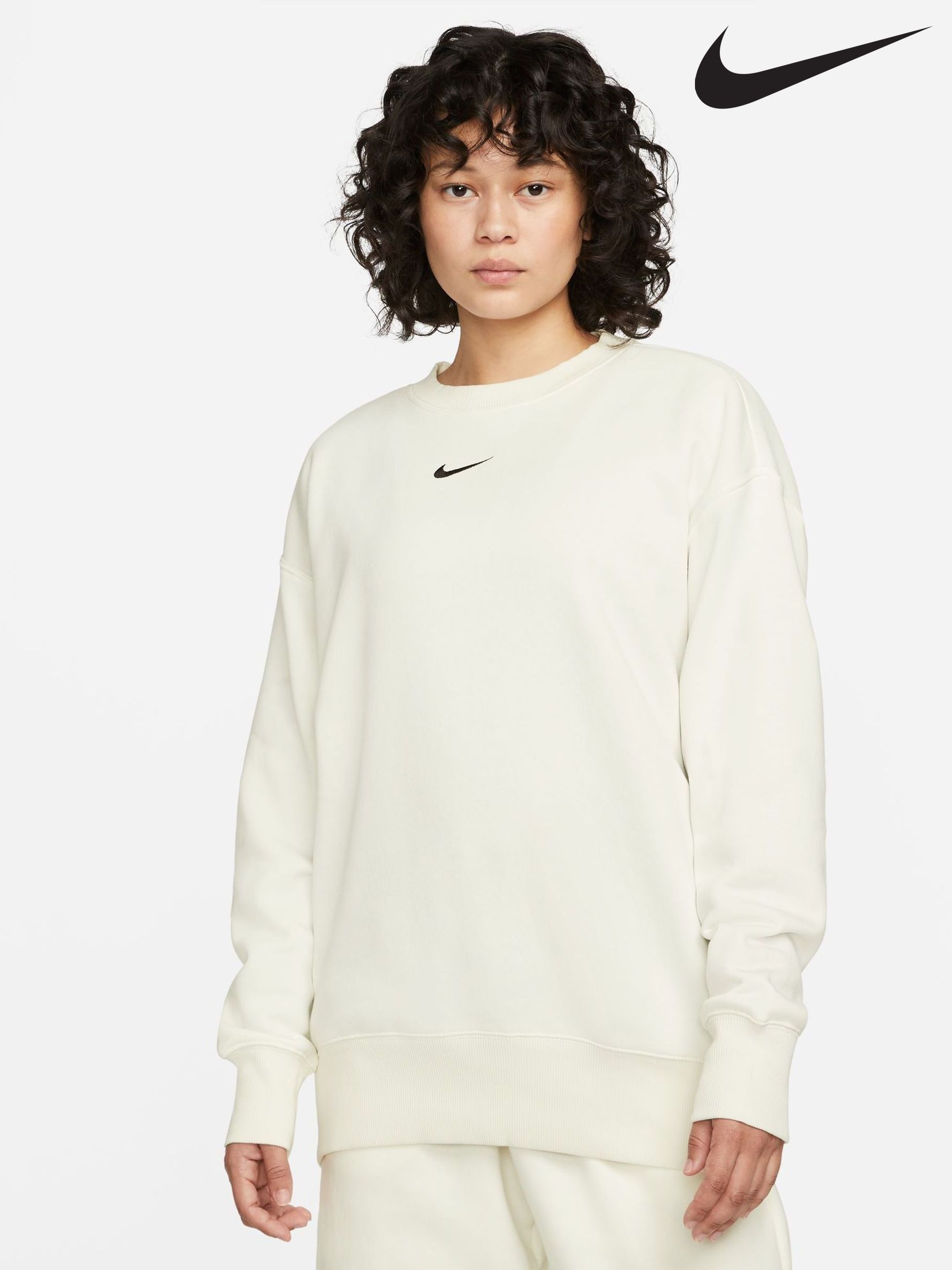 Women s Nike Cream Oversized Sportswear Clothing Next Luxembourg