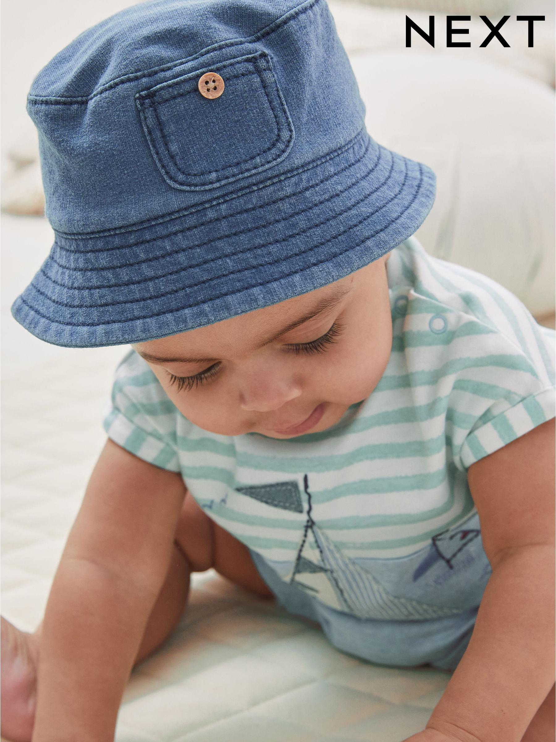 Newborn Boys Newborn Girls Sale Blue Bucket Hats Next Luxembourg