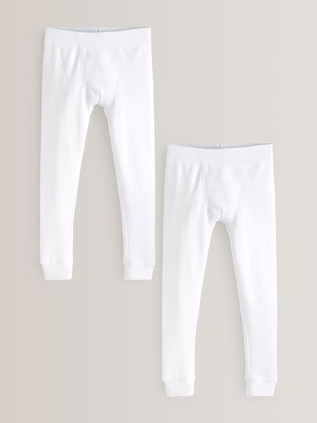 Weiß - Thermal Leggings 2 Pack (2-16yrs) (T58076) | 14 € - 21 €