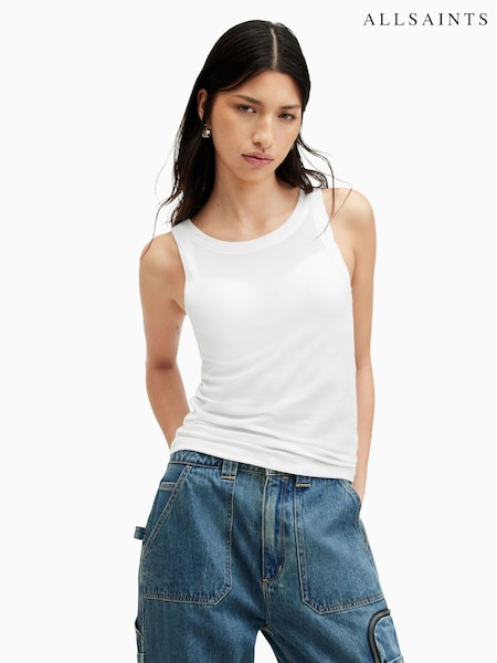 AllSaints White Rina Tank Top (T58094) | €49
