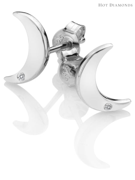 Hot Diamonds Silver Diamond Amulet Stud Earrings (T58158) | ₪151