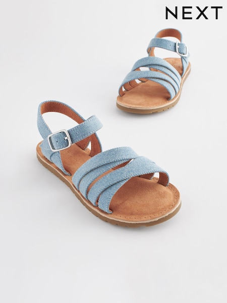 Denim - Multi-strap Sandals (T58822) | 5 € - 6 €