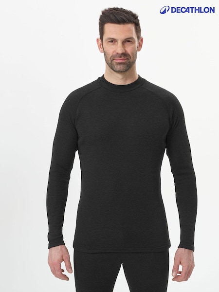 Decathlon Ski Base Layer Black Top (T58829) | AED40
