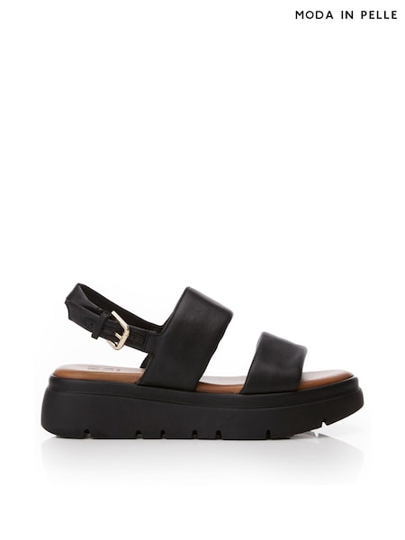 Moda in Pelle Netty Two Part Platform Leather Sandal (T59420) | ₪448