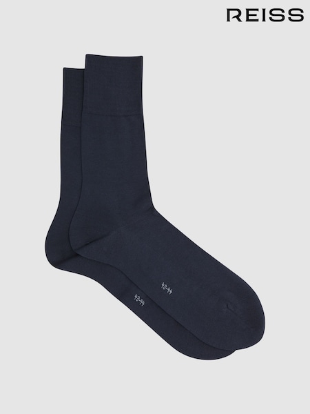 Falke Dark Blue Falke Crew Socks (T59426) | €26