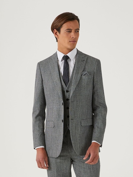 Skopes Grey Tailored Fit Barlow Puppytooth Suit (T59451) | €70