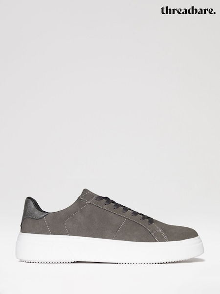 Gri - Threadbare sport cu talpă ridicată (T59457) | 187 LEI