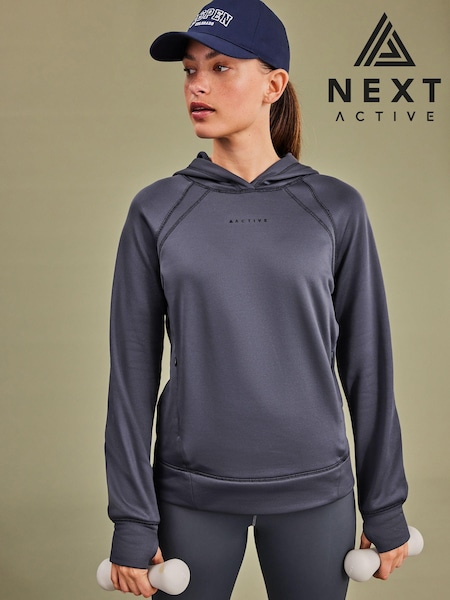 Schiefergrau - Next Elements Outdoor Fleece Lined Hoodie (T60026) | 10 €