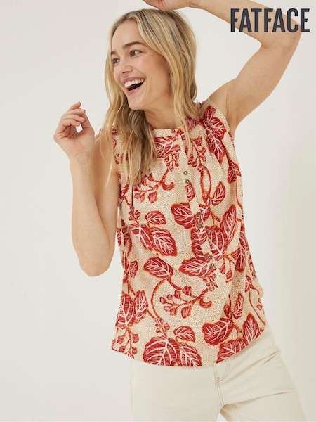 FatFace Natural Morgan Vine Floral Cami (T60278) | €21