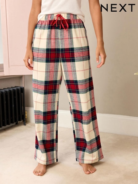 Red Check Flannel Pyjama Bottoms (T60541) | €12.50