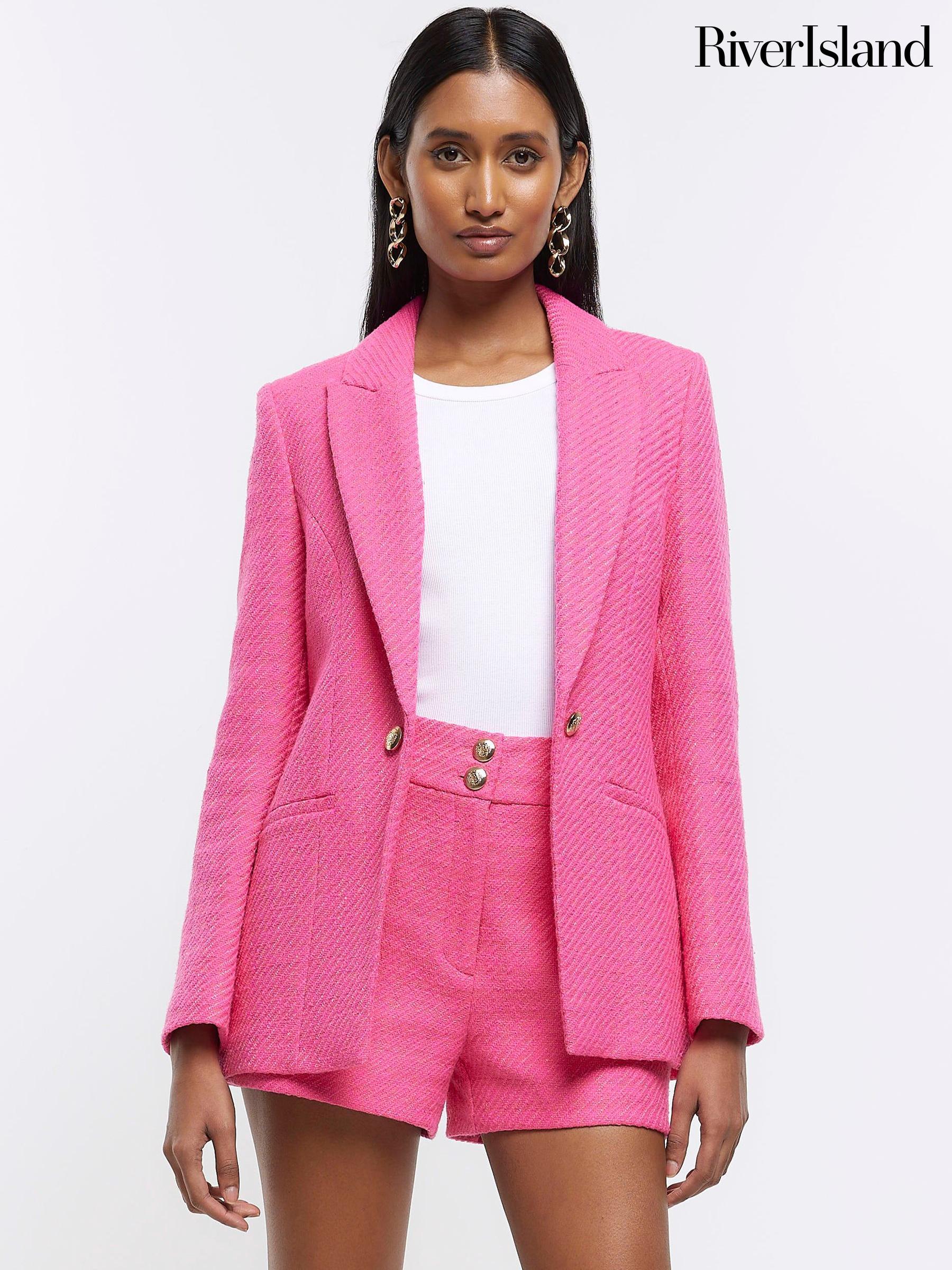 Tweed jacket womens river island cheap
