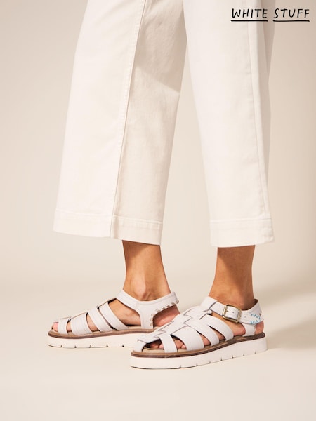 White Stuff Natural Chunky Fisherman Sandals (T60739) | €43.50
