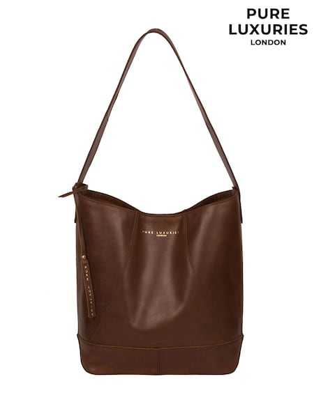 Pure Luxuries London Tunbridge Leather Shoulder Bag (T60811) | 2,403 UAH