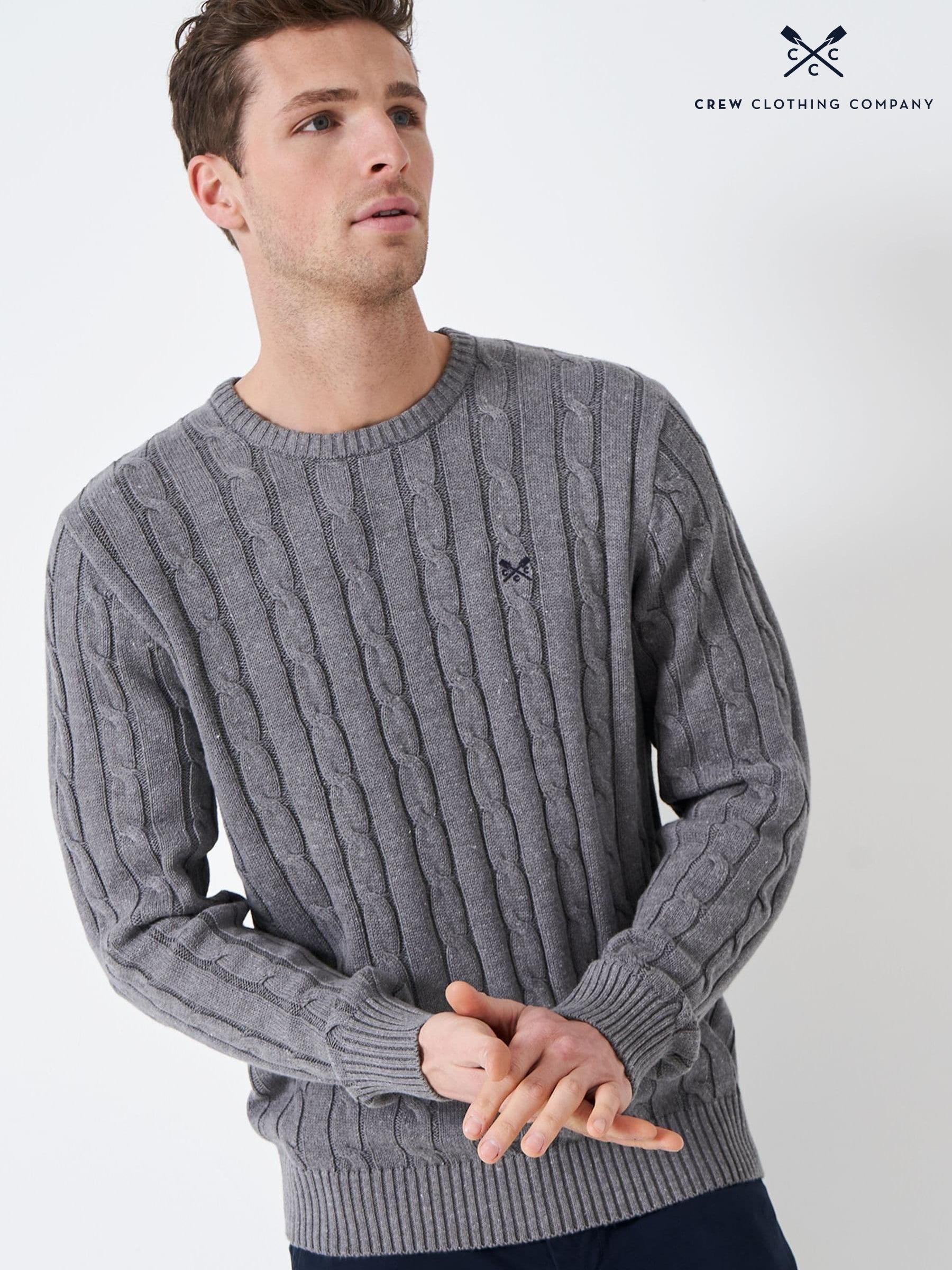 Men s Jumpers Crew Clothing Company Plain Crew Neck Casual Next Luxembourg