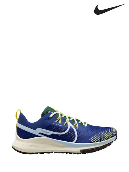 Nike Blue React Pegasus Trail 4 Running Trainers (T62981) | €163