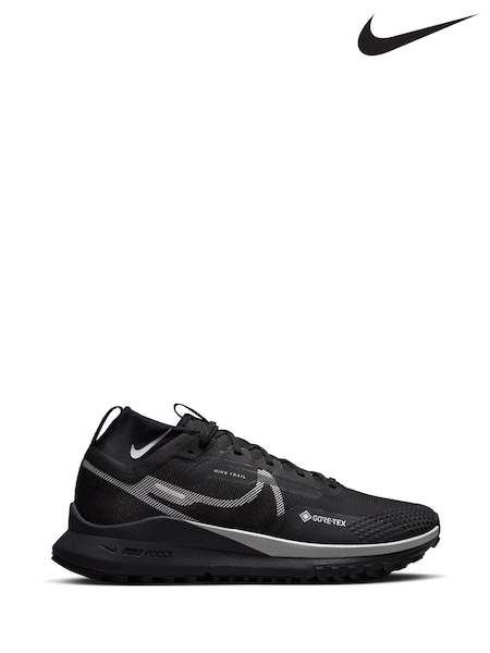 Nike Black React Pegasus Trail 4 Gore-Tex Running Trainers (T62982) | €96