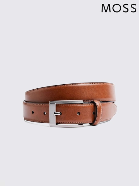 Tan - MOSS Leather Belt (T63850) | 47 €