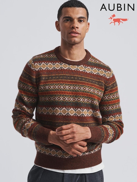 Aubin Fairisle Crew Jumper (T64046) | €79