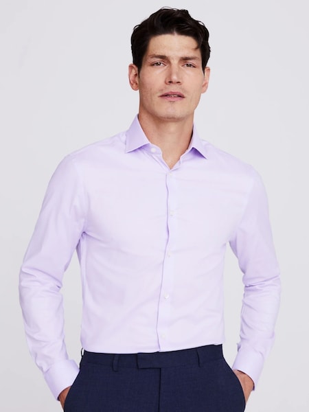 MOSS Purple Slim Dobby Stretch Shirt (T64272) | 2,403 UAH