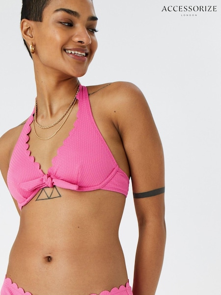 Accessorize Pink Scallop Underwire Bikini Top (T64672) | 11 €