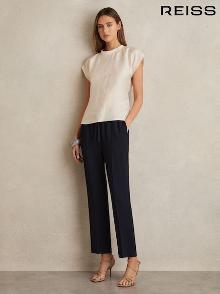 Reiss Navy Hailey Pull On Trousers (T65716) | €140