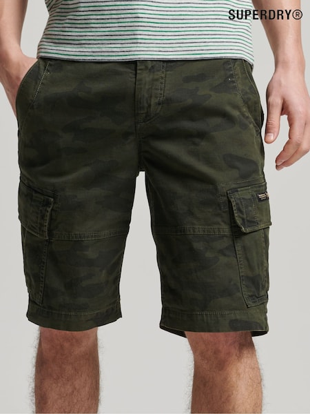 Superdry Green Vintage Logo Cargo Shorts (T66816) | €38