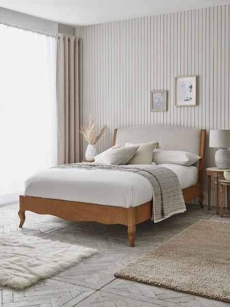 Contemporary Blend Light Natural Without Footend Josie Bed Frame (T68829) | €825 - €1,075