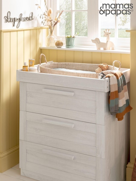 Mamas & Papas Nimbus White Atlas Dresser Changer Chest (T68941) | €352