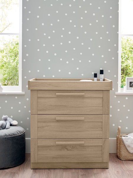 Mamas & Papas Light Oak Atlas Dresser Changer Chest (T68947) | €352