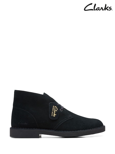 Clarks Black Beeswax Leather Desert Evo Boots (T68956) | € 70
