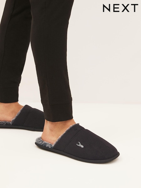 Black Mule Slippers (T69680) | SGD 28 - SGD 30