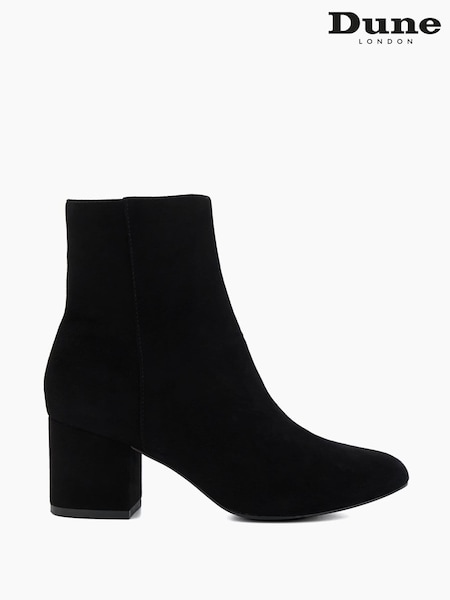 Negro - Dune London Ottack Bajo Block Heel Boots (T69870) | 211 €