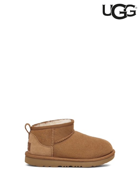 UGG Chestnut Brown Classic Ultra Mini Boots (T70559) | €121