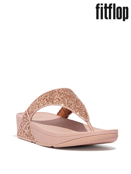 FitFlop Lulu Glitter Toe-Post Sandals (T70608) | €32