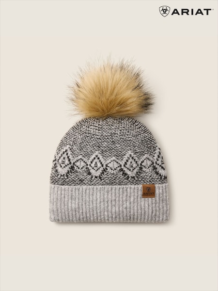 Gri - Ariat Willow Beanie