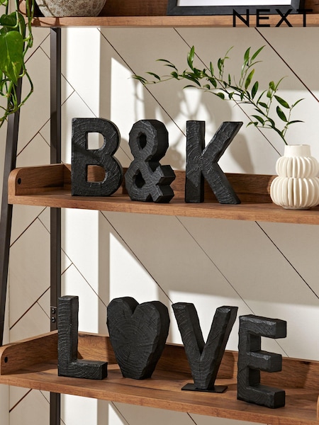 Bronx Wood Effect Alphabet Ornament (T71038) | €13