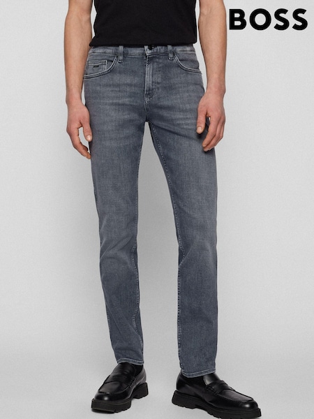 BOSS Light Grey Delaware Slim Fit Jeans (T71252) | €129
