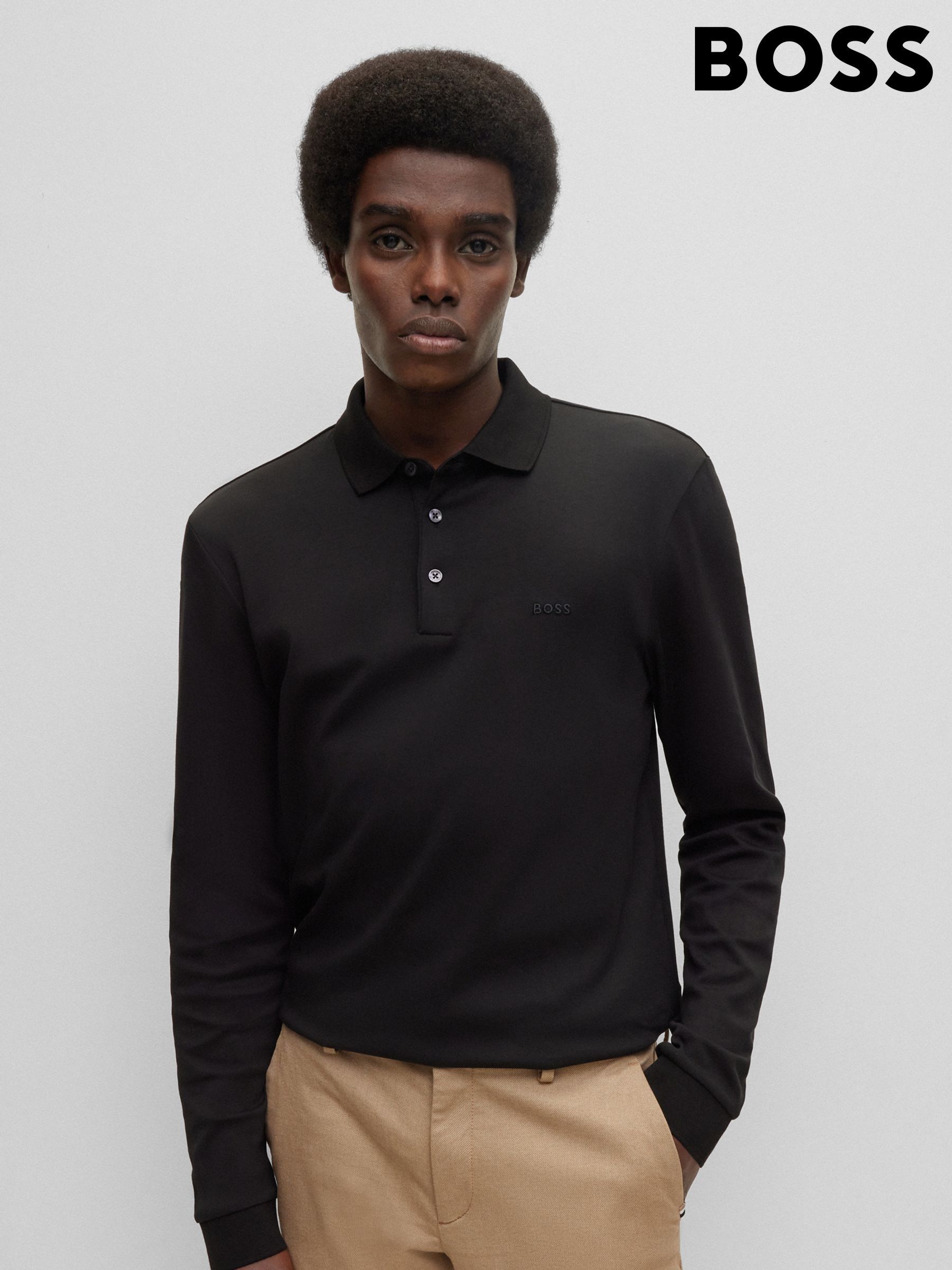 Hugo boss long sleeve polo shirts sale hotsell